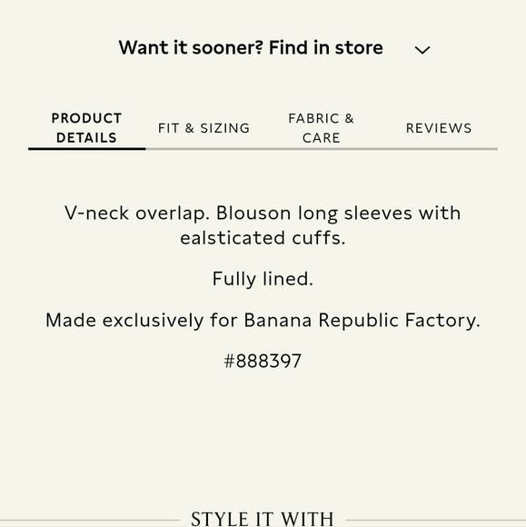 Banana Republic Factory Blouson Mini Dress 8 - Picture 2 of 2